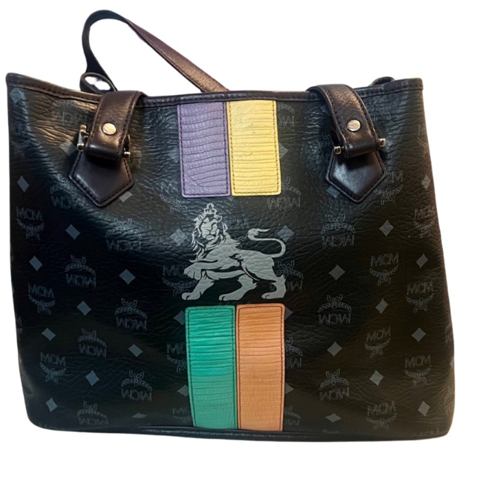 MCM Visetos Princess Lion Tote